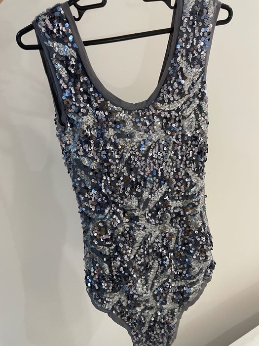 Блестящо боди -сценичен костюм!