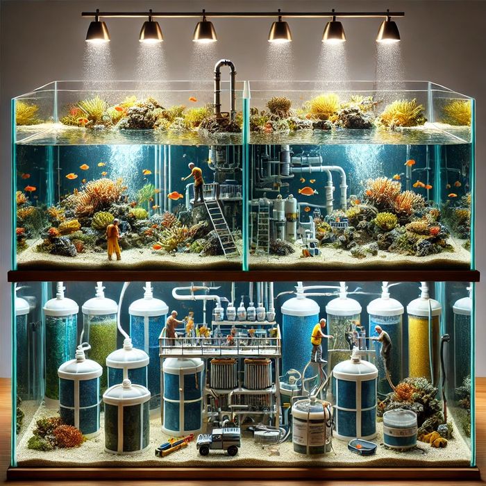 Akvarium tozalash xizmati