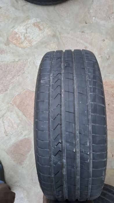 Продавам 4бр. алуминиеви джанти Ronal 16" 5x112 с гуми Hankook