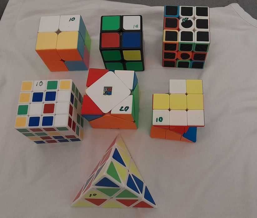 Lego Minecraft si cuburi rubik