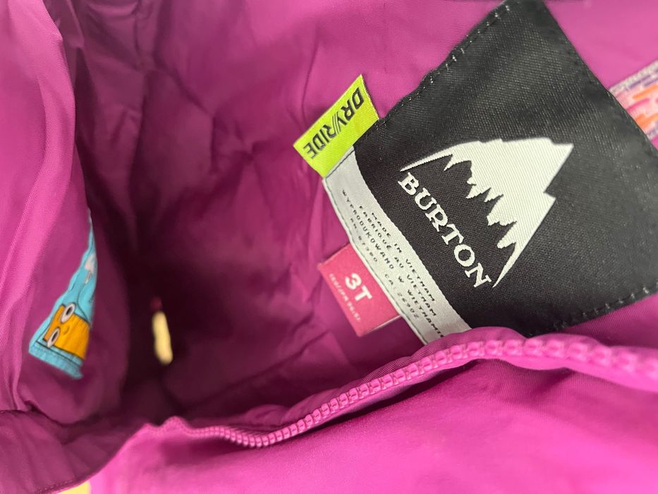 Costum ski snow burton copii 3 ani fete