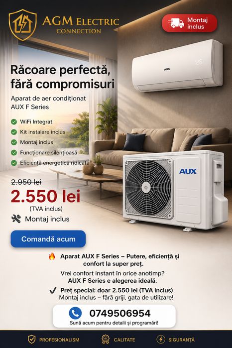 Montaj Aer Condiționat Profesional | Carotare Fără Mizerie | Pompă Vidare