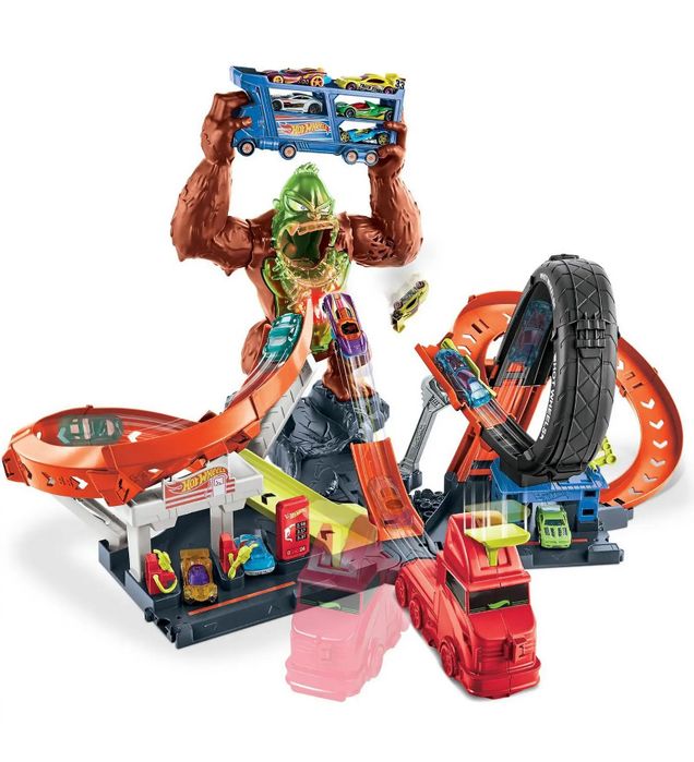 Трек атака бешеной гариллы Hot Wheels City