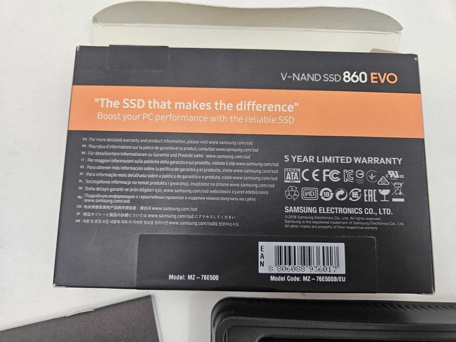 Samsung 860 Evo 2.5" inch SSD SATA 500GB