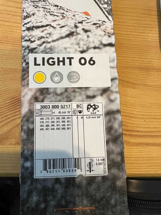 Șină Ghidaj STIHL Rollomatic E Light 06 - 45cm, 1.6mm, 3/8" - Nouă