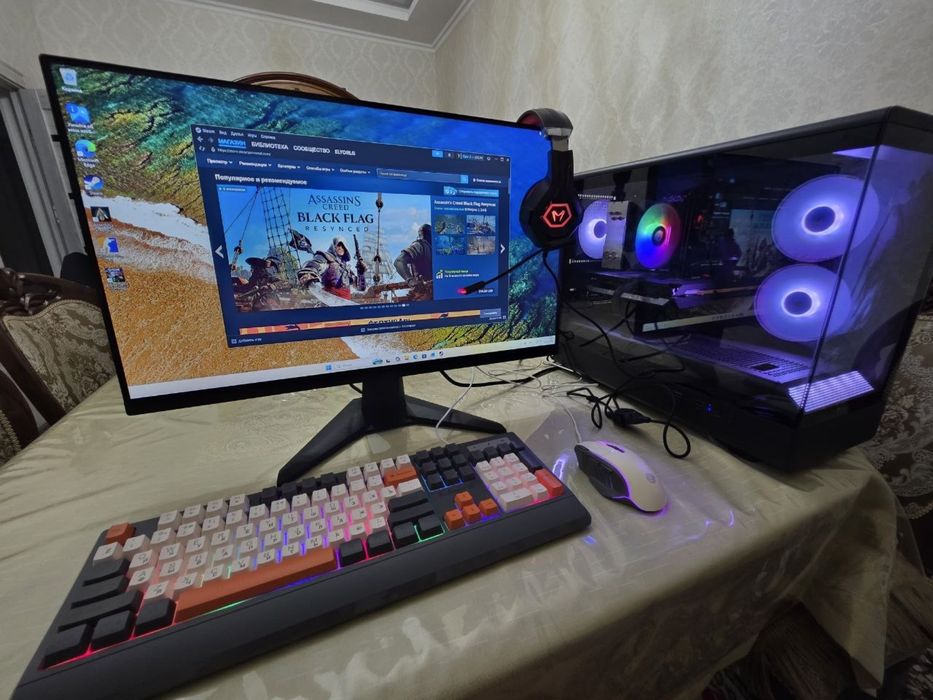 Gaming PC RTX5060 Dual gaming почти в новом состоянии