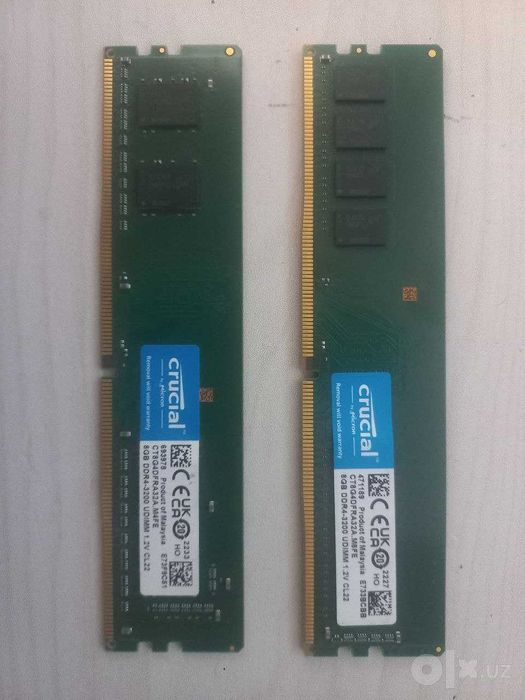 DDR4 8GB 3200MHz Crucial