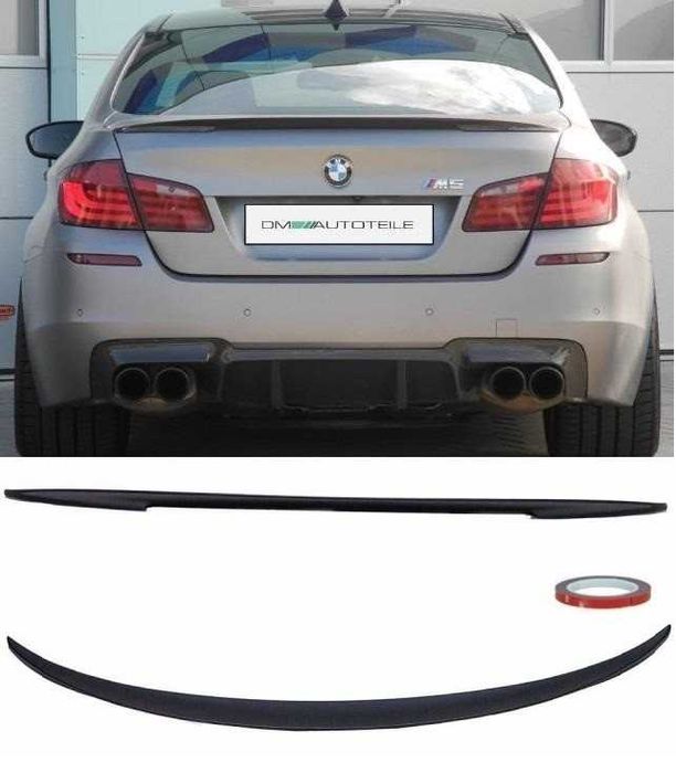 Лип спойлер БМВ Ф10 Черен МАТ Нов малък BMW F10