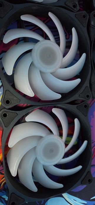 Set 6 ventilatoare PC – 4x RGB Molex + 2x MSI 3-Pin