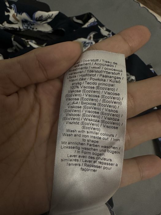 Блузка с цветочным принтом