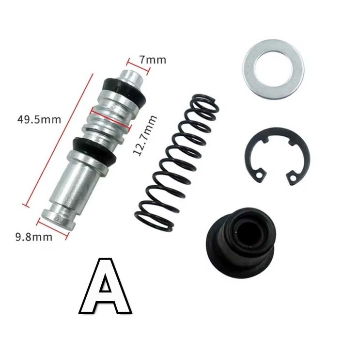 Kit Reparație Maneta/Pompa Frână–Atv–Motocicleta–Piston+Garnituri+Arc+