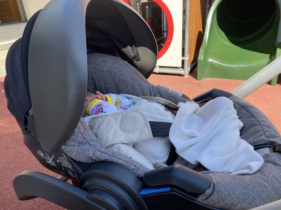 Детска колкчка Stokke 3 части - летен, зимен кош и столче