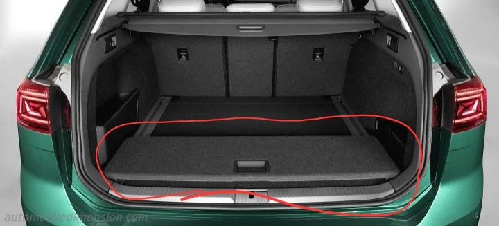 Кора за багажник - VW Passat 8  (Ladeboden)