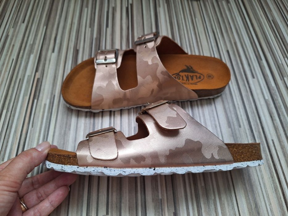 Saboți/sandale piele Plakton mărime 38.