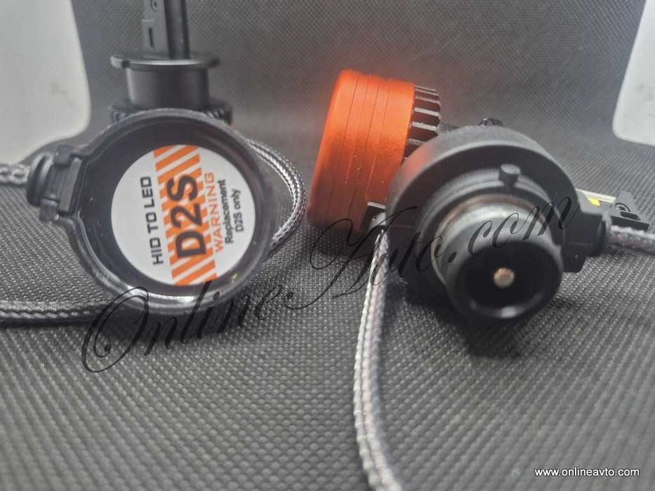 D2S Крушки LED 90W 16000Lm +400% Plug&Play Canbus Д2С 6000k Висок клас