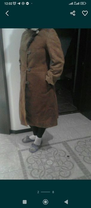 Продам полушубок из овчины.