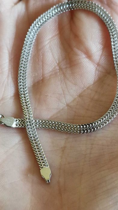 Сребърната гривна 925, размер  16,5 см