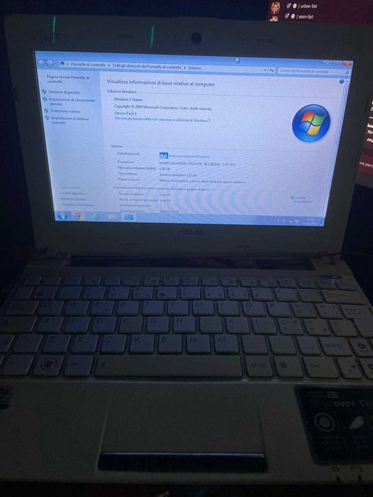 Laptop ASUS Eee PC X101H