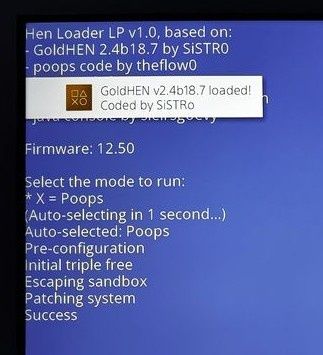 Jailbreak PS4 max fw 12.52