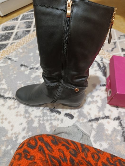 Сапоги зимние длинные