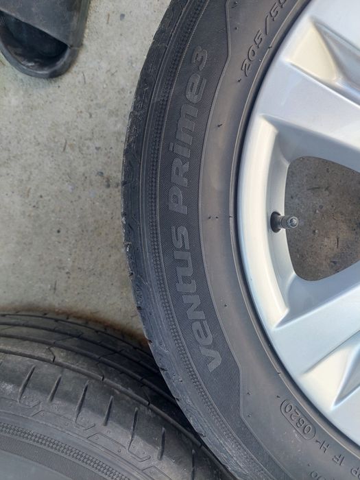 Jante 16' originale Bmw cu anvelope Hankook  205 55 R16