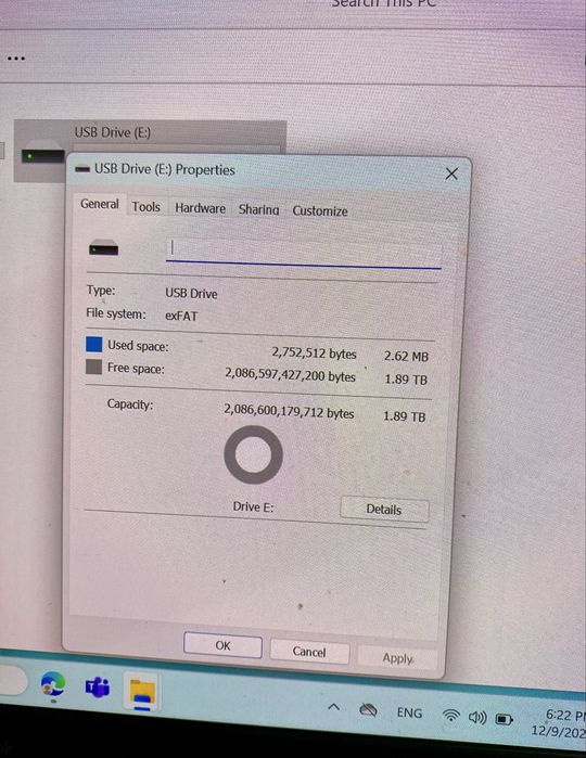 Stick USB Lenovo 2 TB