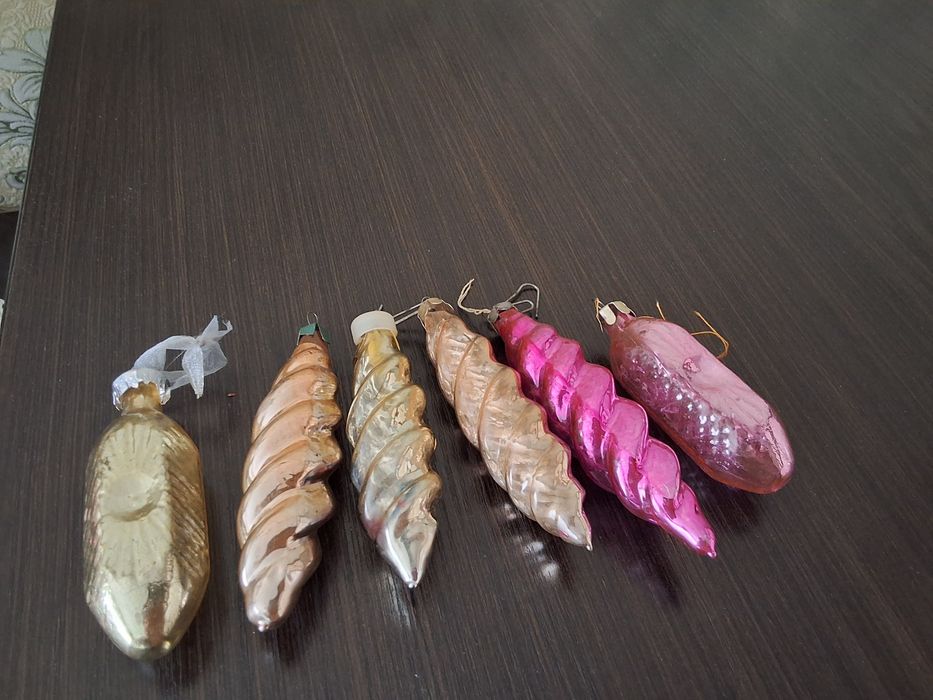 Ёлочные игрушки советские 60хг.