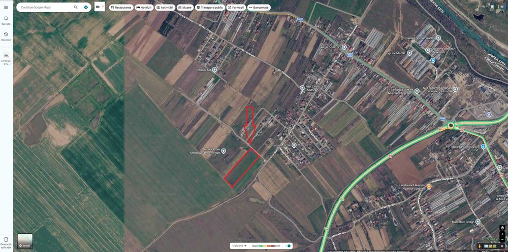 Teren intravilan de vanzare - 10.000 mp, Adunatii-Copaceni, Strada Troitei, judetul Giurgiu