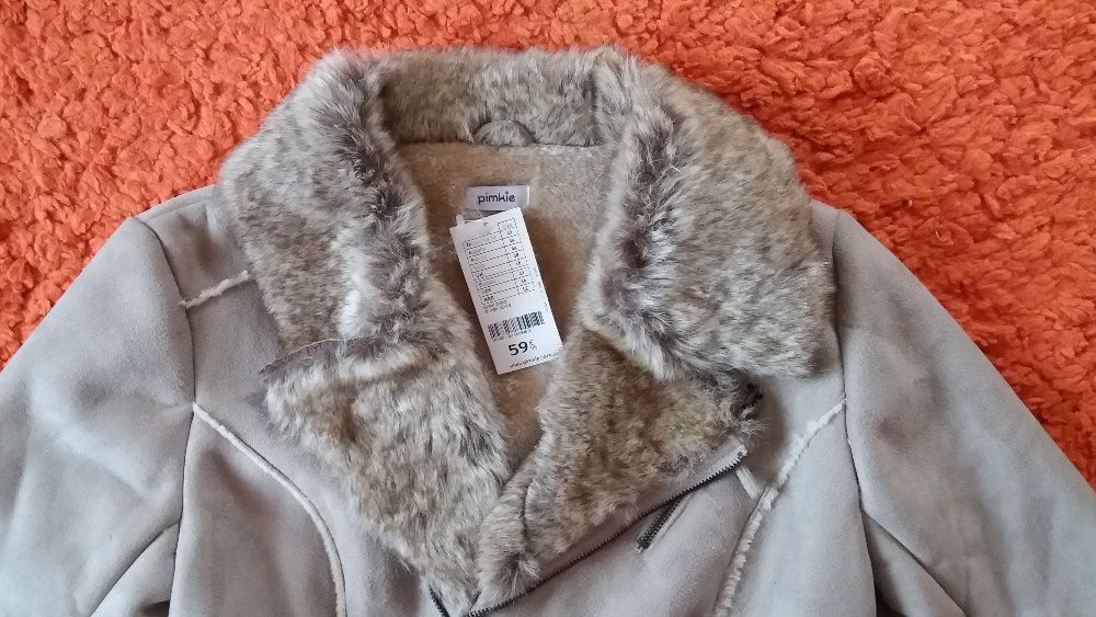 Vand geaca piele intoarsa imblanita PIMKIE