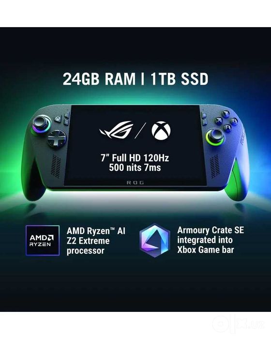 ASUS ROG X-BOX Ally X 1-TB (Новая Запечатанная)