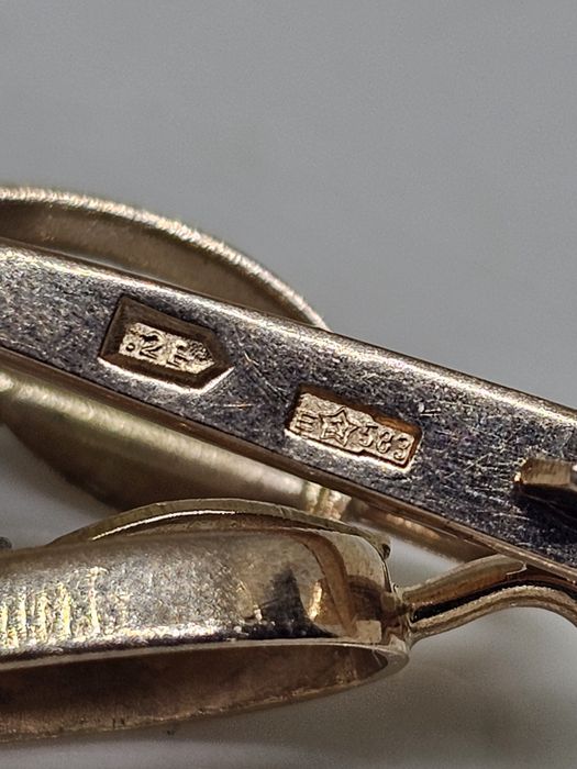 Серьги 583СССР бриллианты Ереван