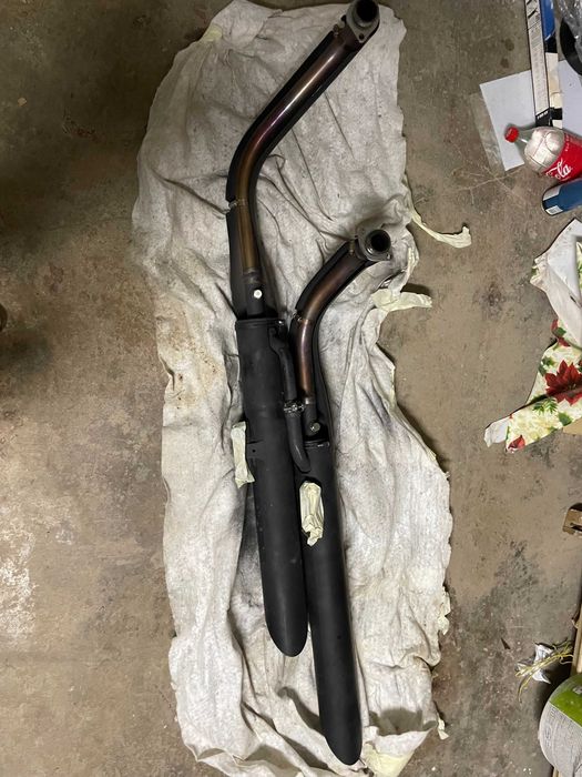 Evacuare/tobe Kawasaki vulcan vn900 custom negru mat