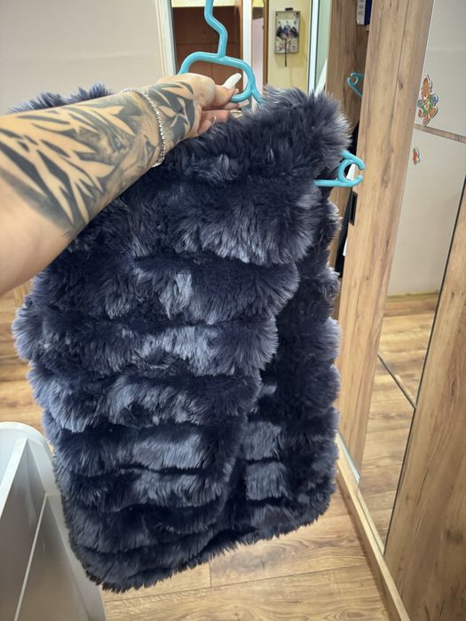 Дамски елек естествен косъм