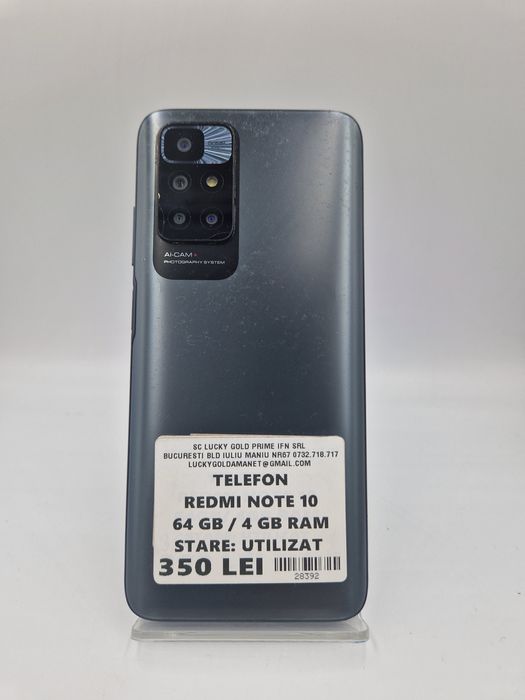 Redmi Note 10 64GB / 4GB RAM Garantie #28392