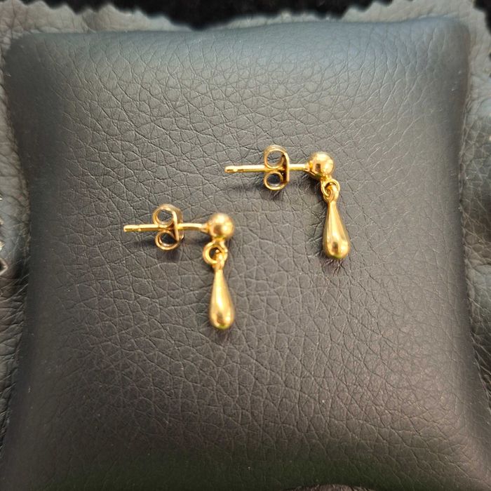 ( B31569.1 / Ag28 Doi Baieti ) Cercei Aur 18K - 1.54 grame / 1001 lei