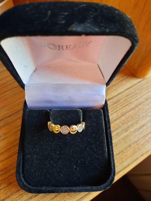 Inel aur galben 14 K, Smiley, 1.89gr, marimea 12