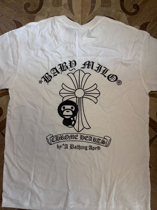 bape chrome hearts тениска