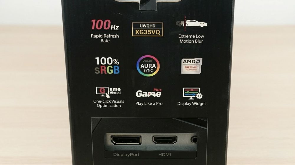 Monitor Gaming Curbat ASUS ROG Strix XG35VQ 35” UWQHD 100Hz 1ms