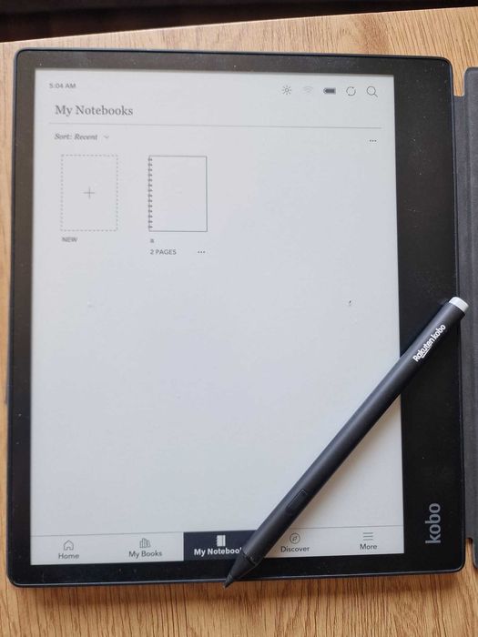 Kobo Elipsa 10.3" E-Ink + Kobo Stylus + Калъф | Като нов