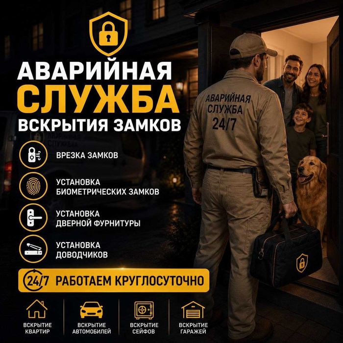 Открыть дверь/вскрыть замок*квартиры/гаражи-замена/ремонт/доводчика
