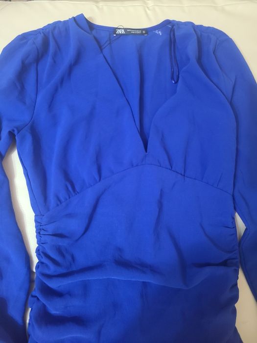 Rochie Zara XS albastru electric