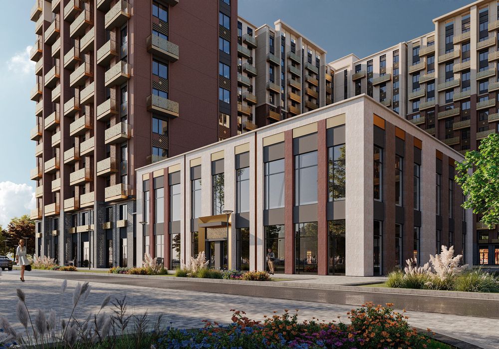 ЖК NRG San’at, 2-комнатная квартира 40.45 м², Фергана йули