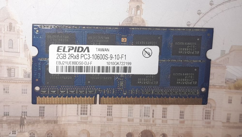Оперативная память для ноутбука DDR-3. 2-GB. 1333