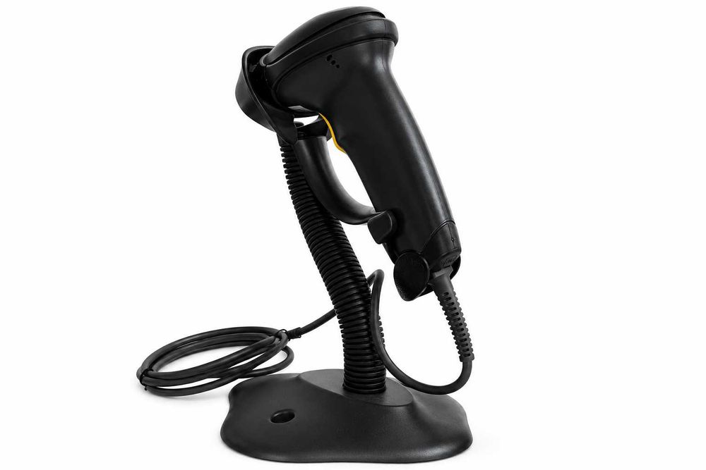 Ръчен баркод скенер  Simbol LS2208 със стойка