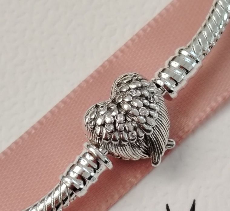 Brățara Nouă Pandora Moments Heart -Wings silver S925 Ale