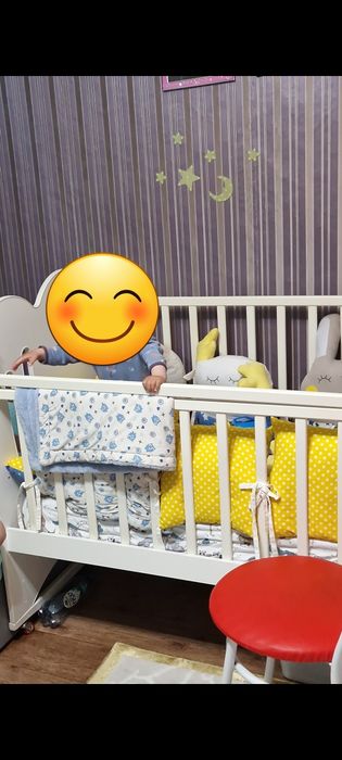 Детский манеж в хорошем состоянии