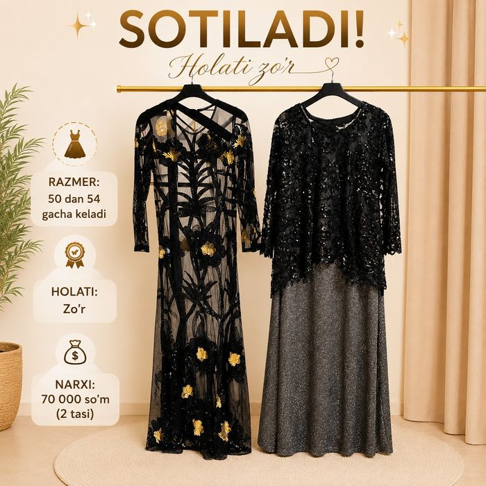 Ayollar va qizlar kiyimi holati zoʻr