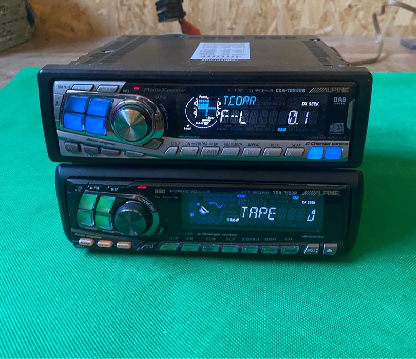 Cd Player auto Alpine CDA 7894RB Old school f Rar-BT Usb
