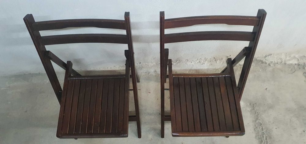 Сгъваеми столове винтидж антики