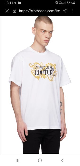 Versace Jeans Couture Cotton Regular / M НОВО! ОРИГИНАЛ! Мъжка Тениска